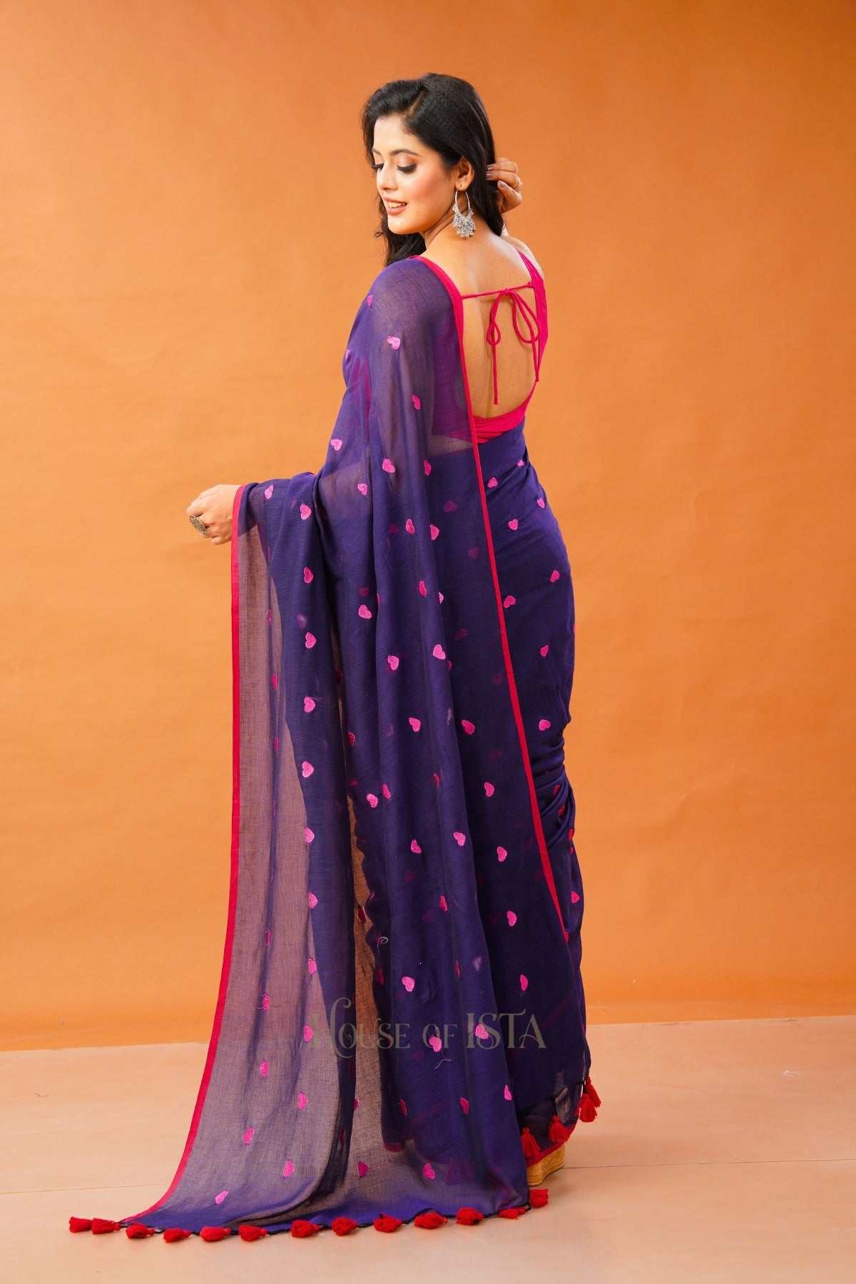 The Hearts Secret Cotton Saree