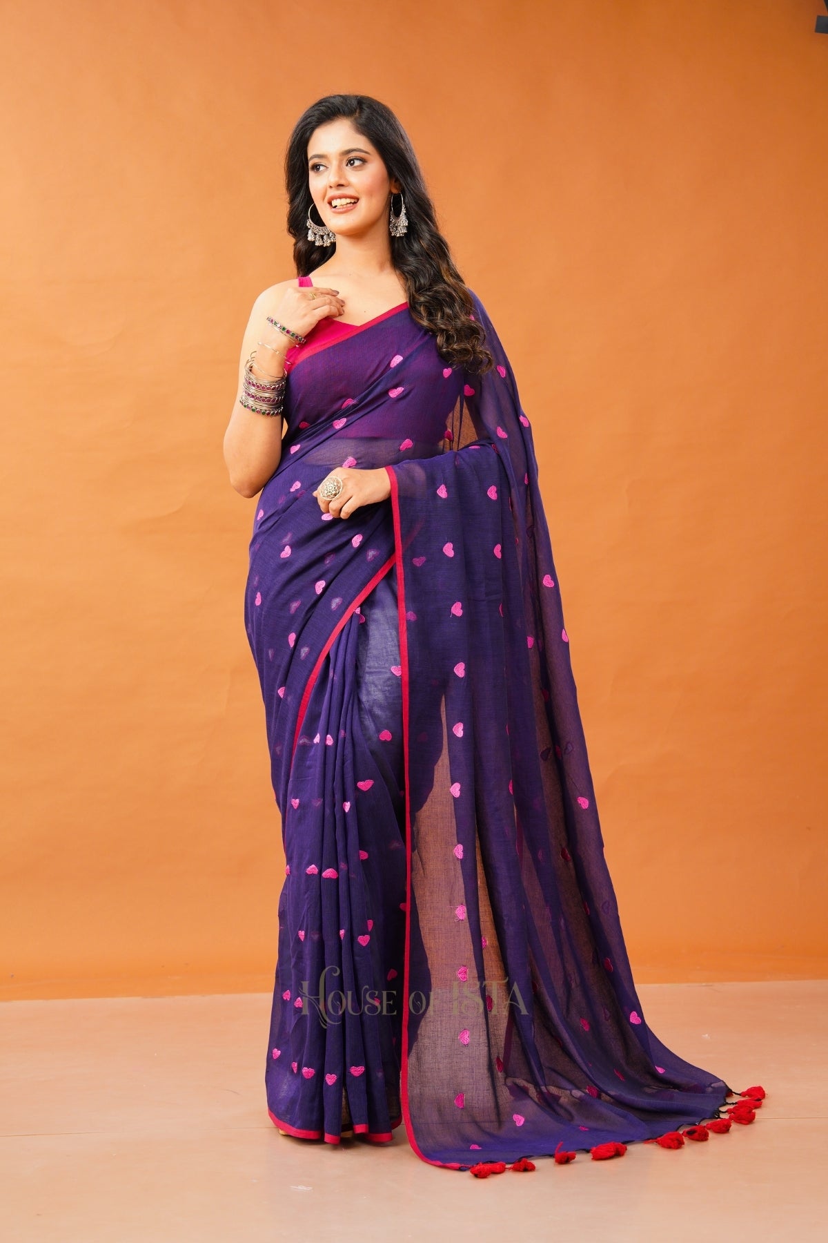The Hearts Secret Cotton Saree