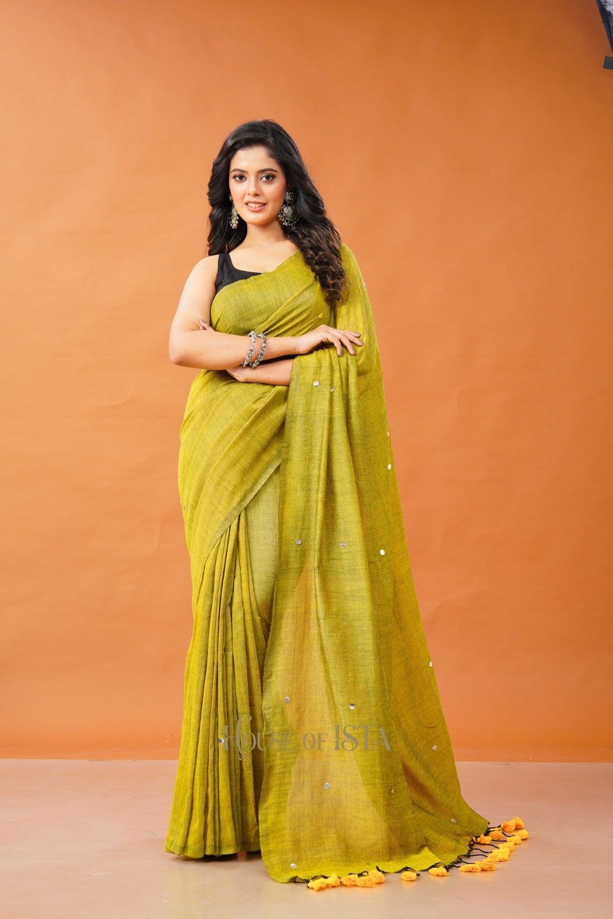 Amber Aura Cotton Saree