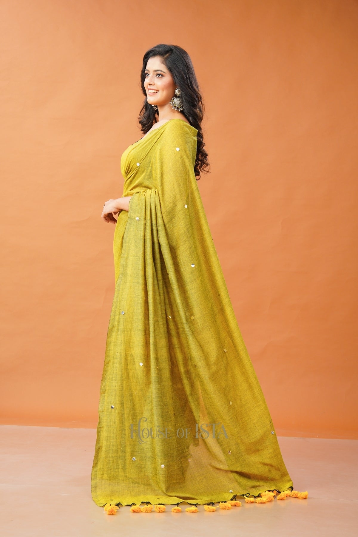 Amber Aura Cotton Saree