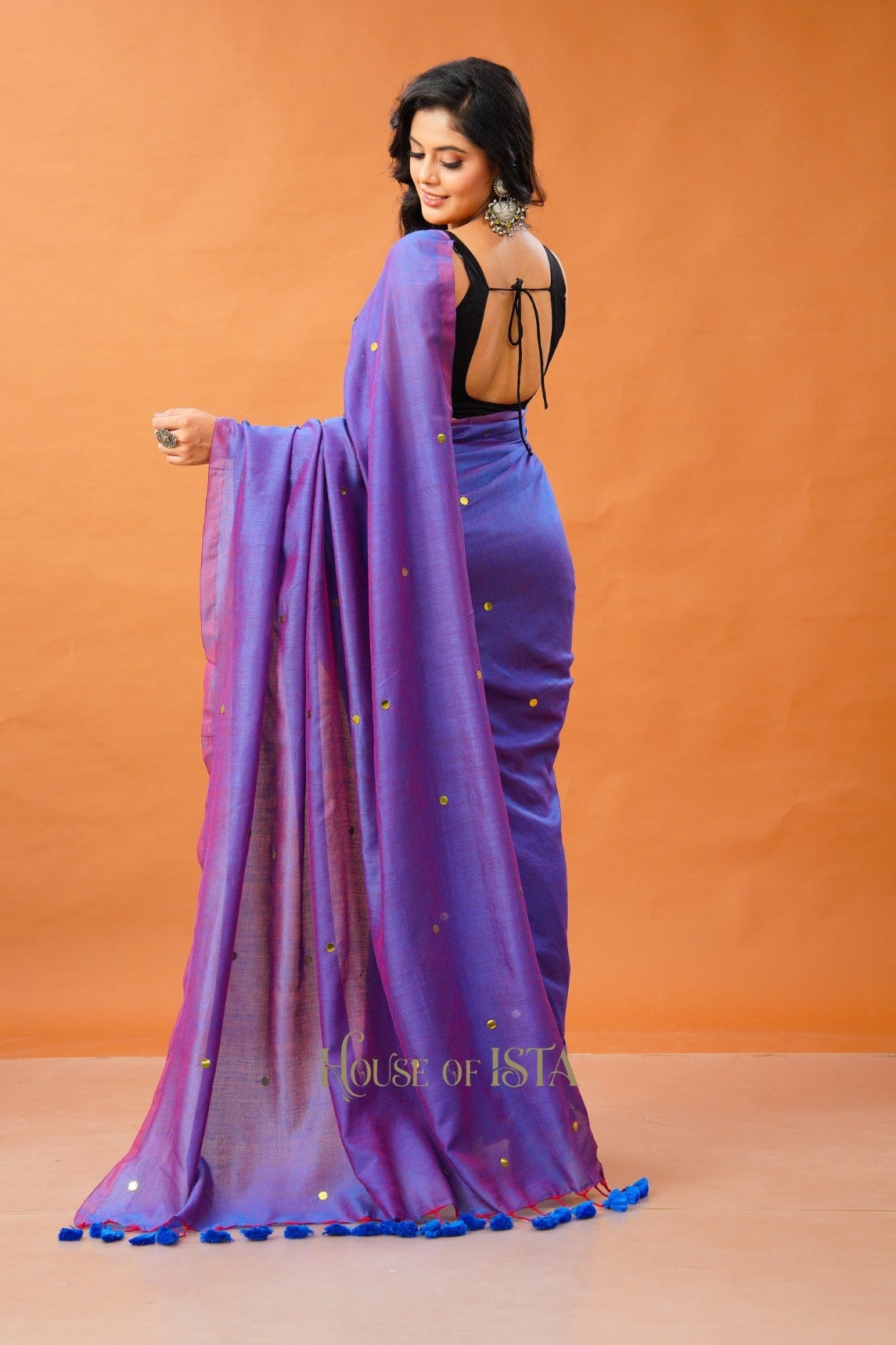 Lilac Haze Cotton Saree