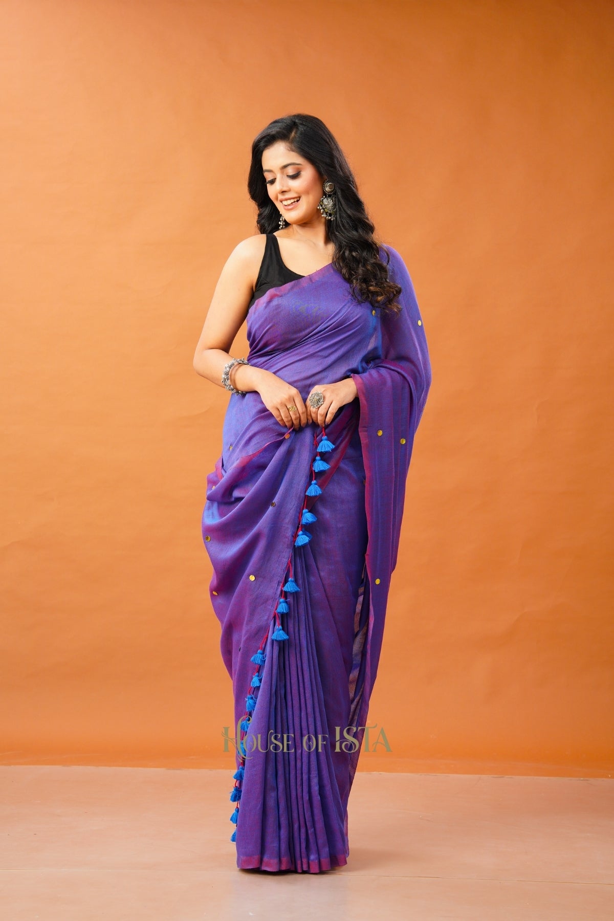 Lilac Haze Cotton Saree