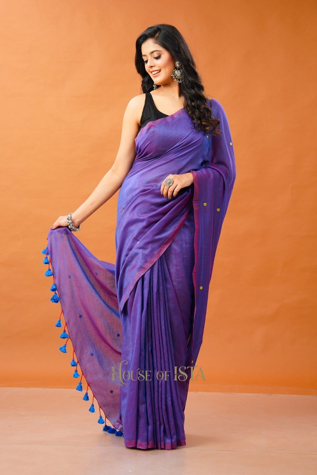 Lilac Haze Cotton Saree