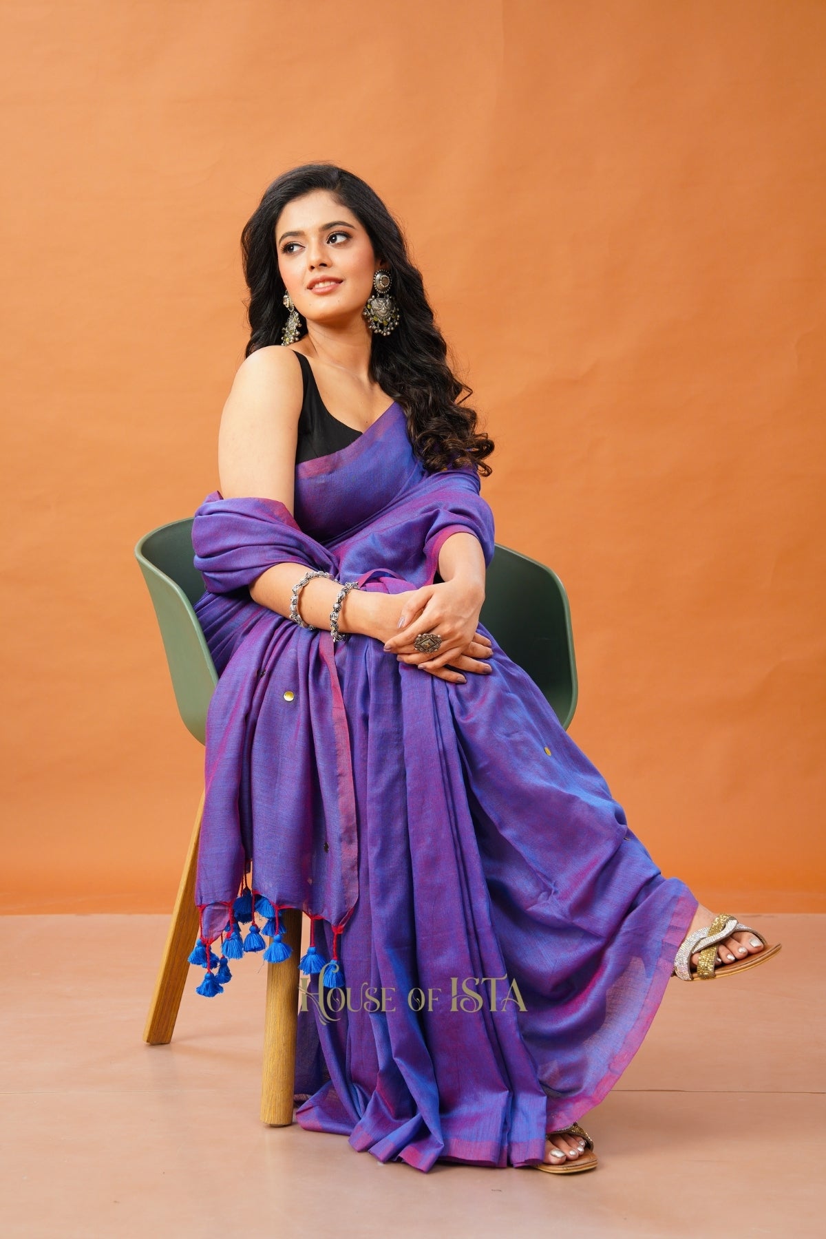 Lilac Haze Cotton Saree
