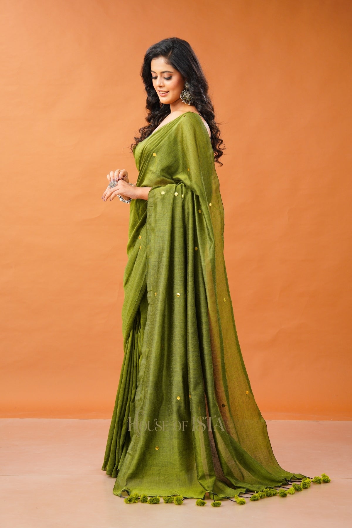 The Heena Halo Cotton Saree