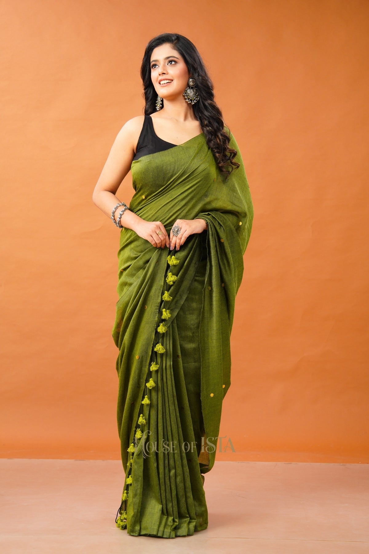 The Heena Halo Cotton Saree