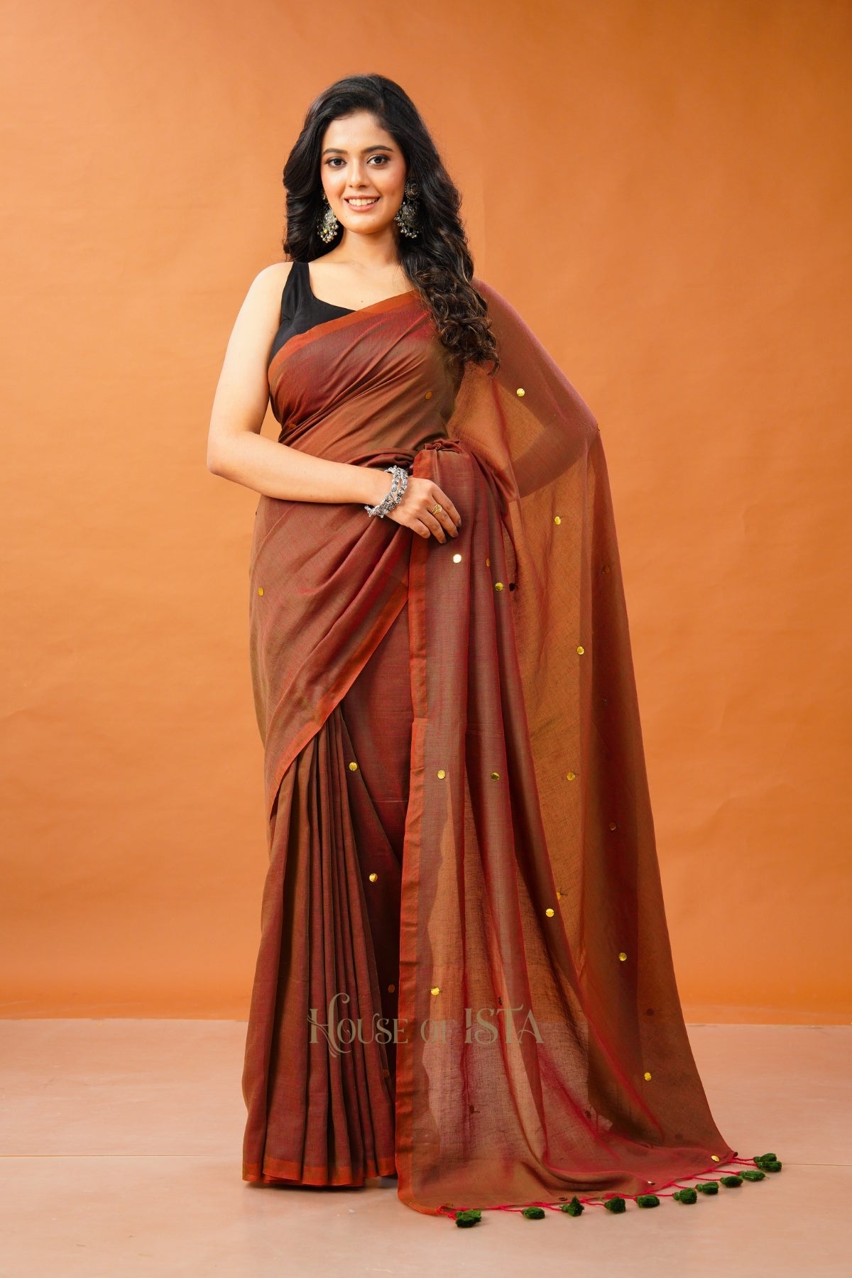 The Rustic Radiance Cotton Saree