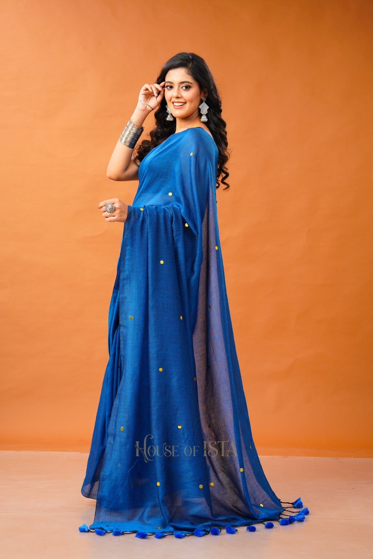 Neel Taara Cotton Saree