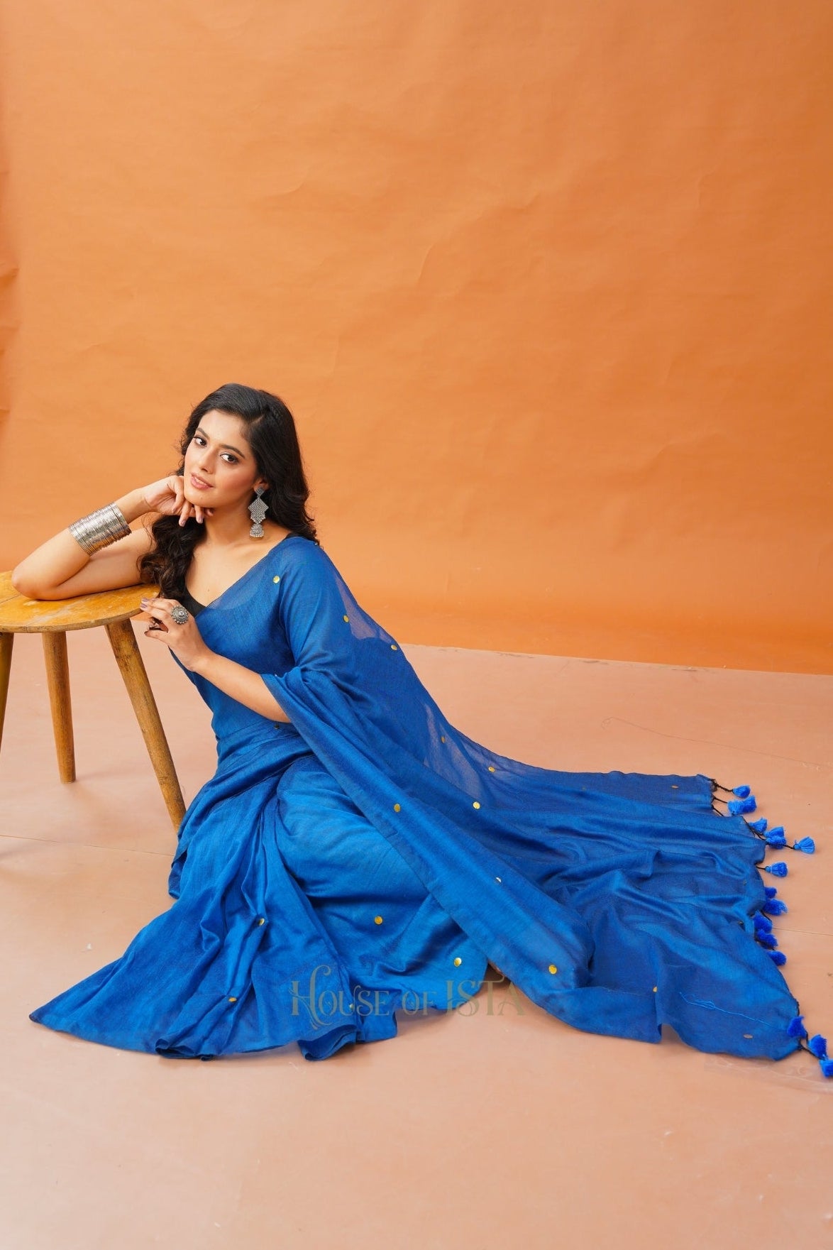Neel Taara Cotton Saree