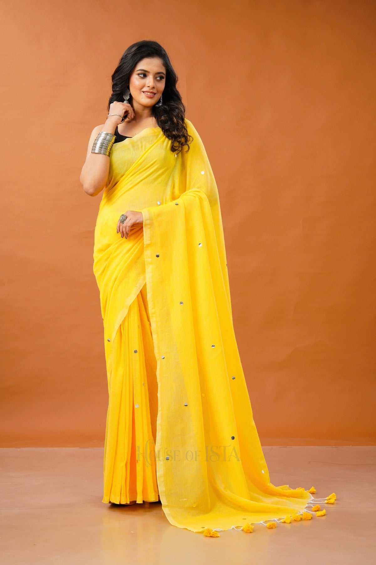 Basanti Bela Cotton Saree