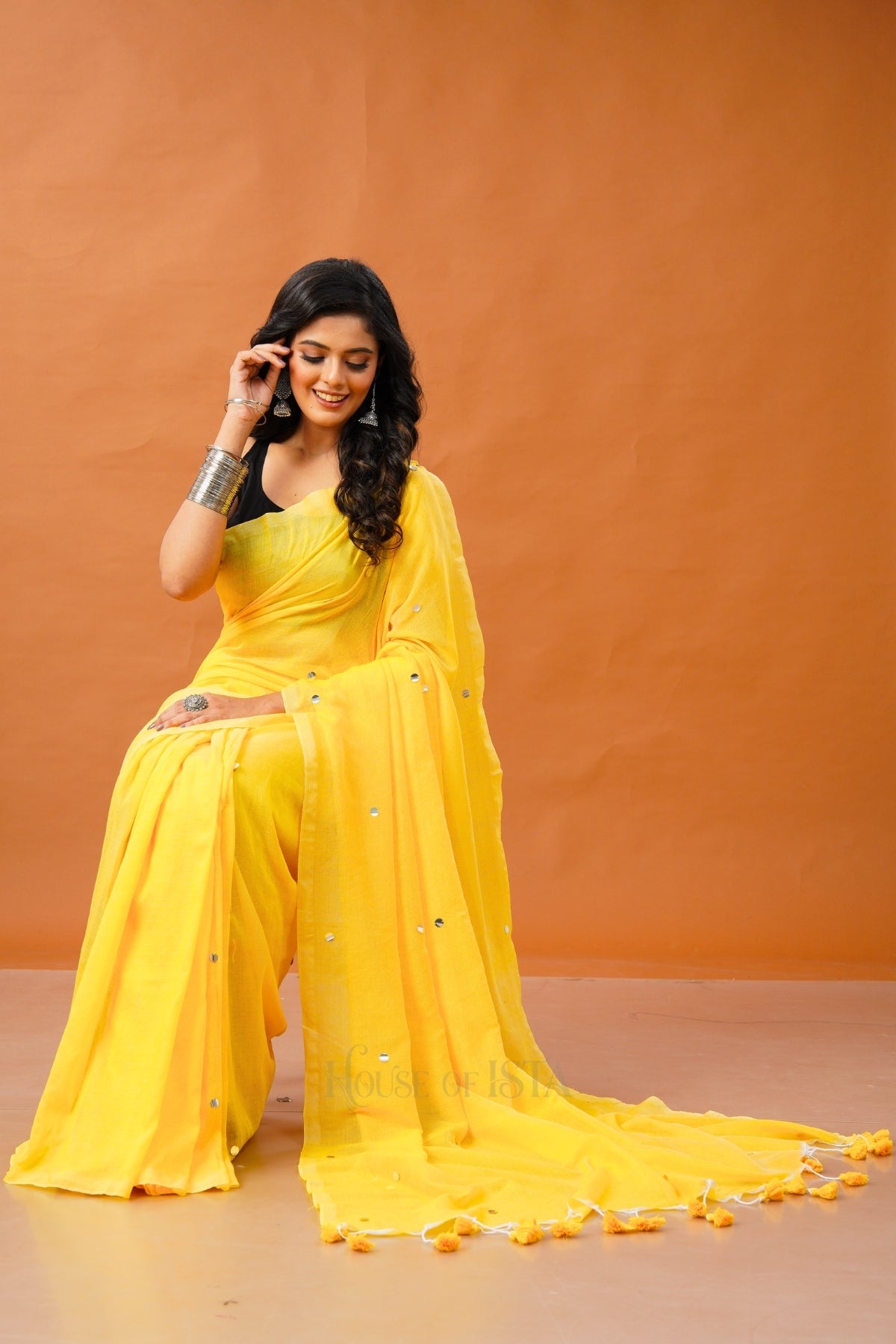 Basanti Bela Cotton Saree