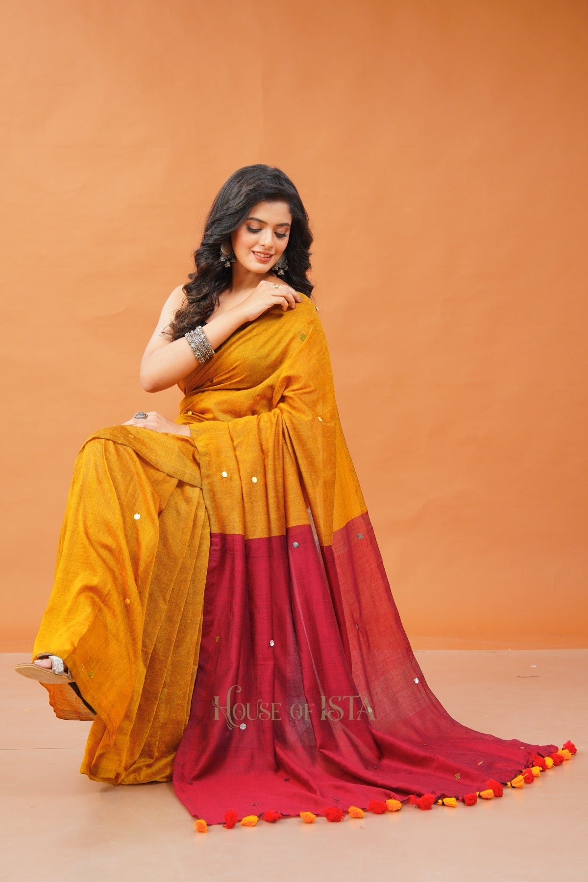 Kesar Rani Cotton Saree