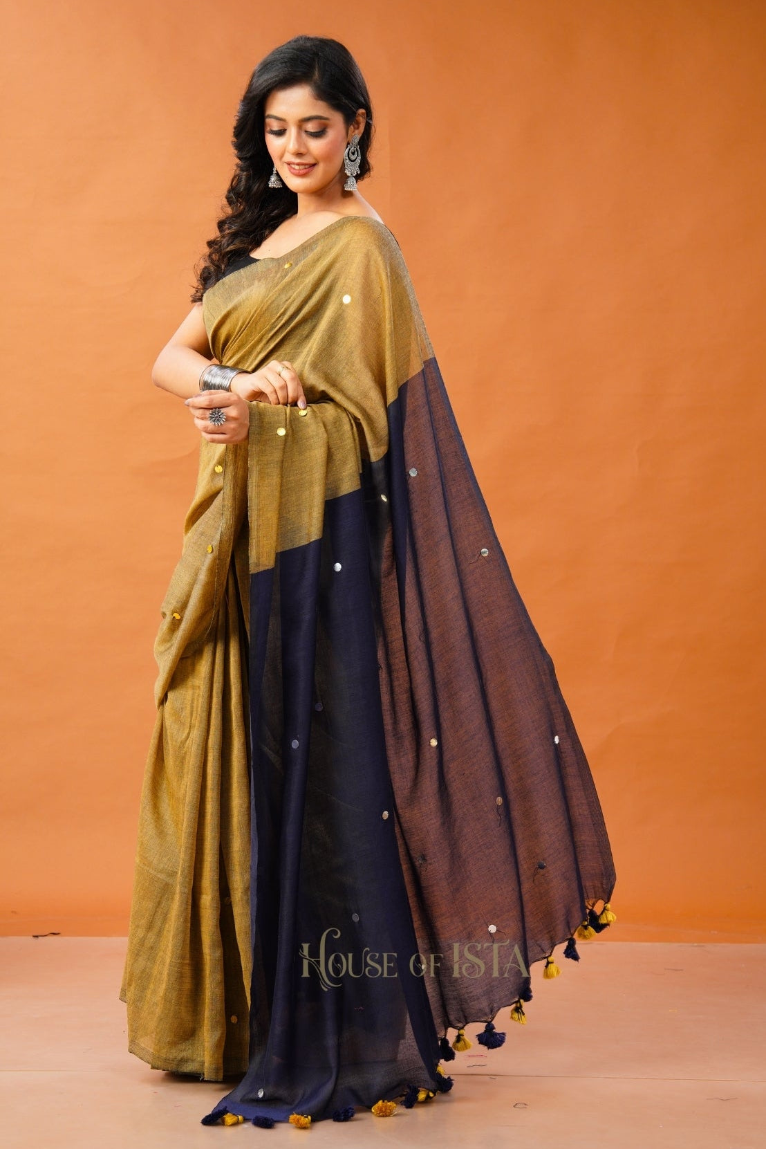 Desert Dusk Cotton Saree