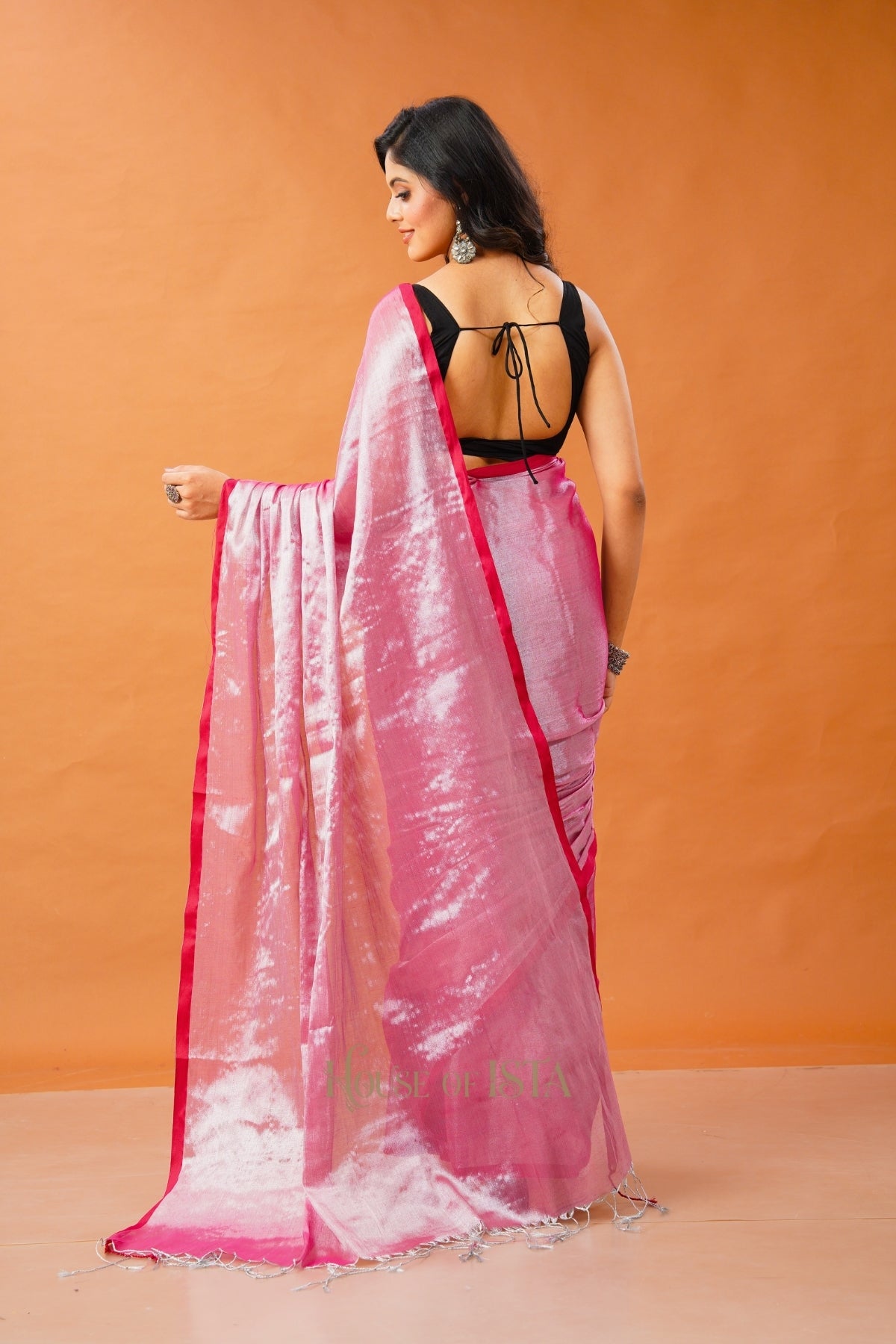 Petal Shimmer Tissue Cotton Saree