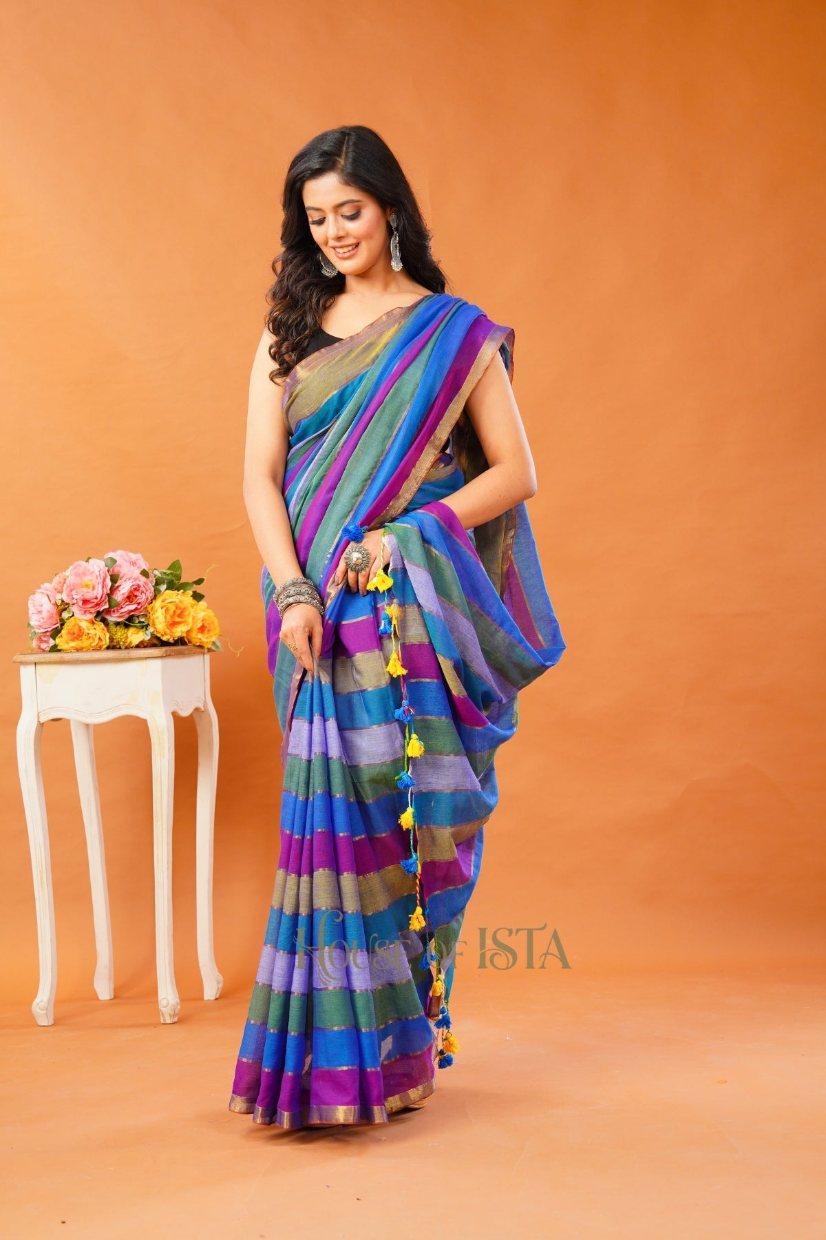 Neel Rekha Premium Cotton Saree