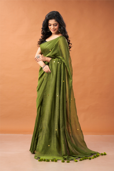 SINGLE SHADE COTTON SAREES