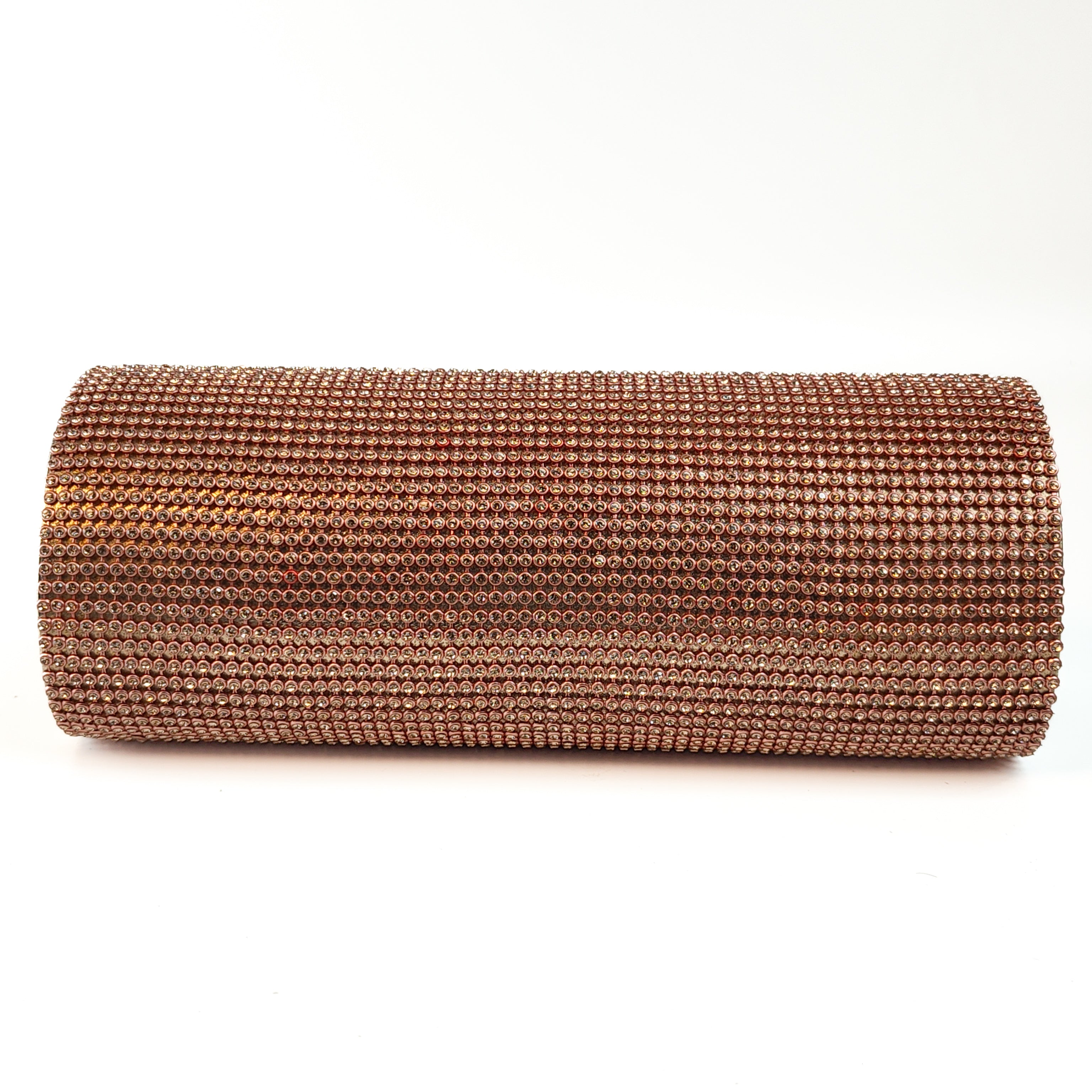 Rose Gold Crystal Clutch