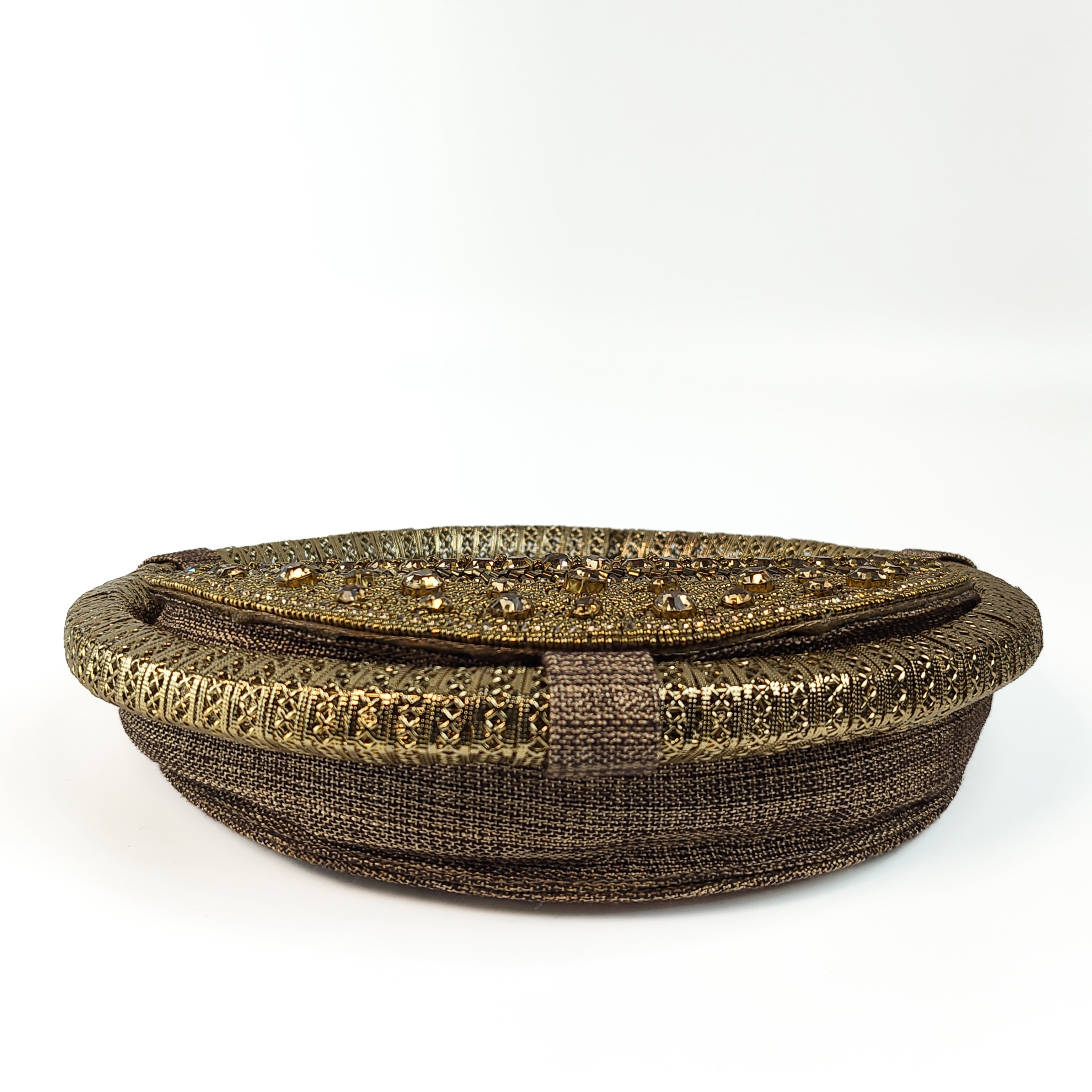 Sun-Drenched Sands Round Clutch