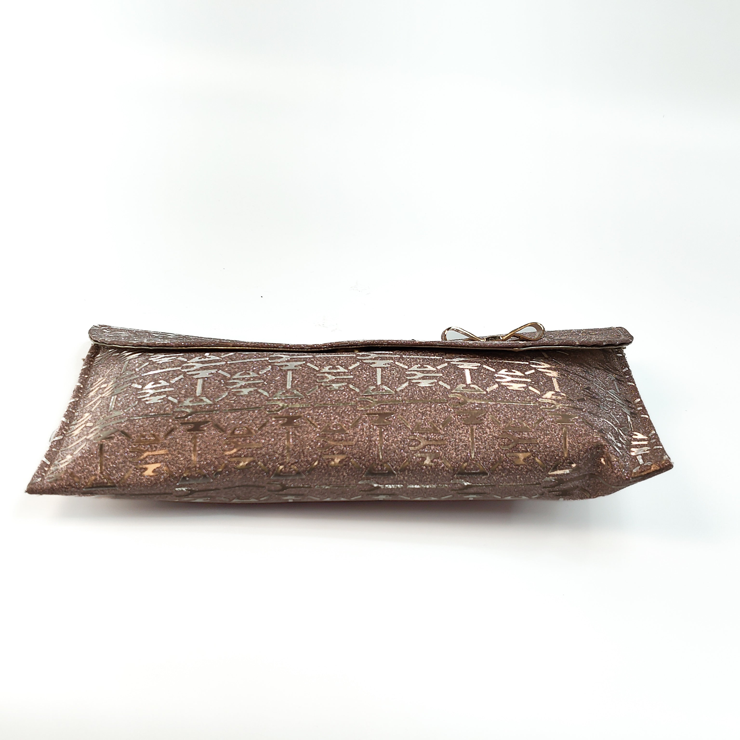 Rose Gold Monogram Soft Clutch