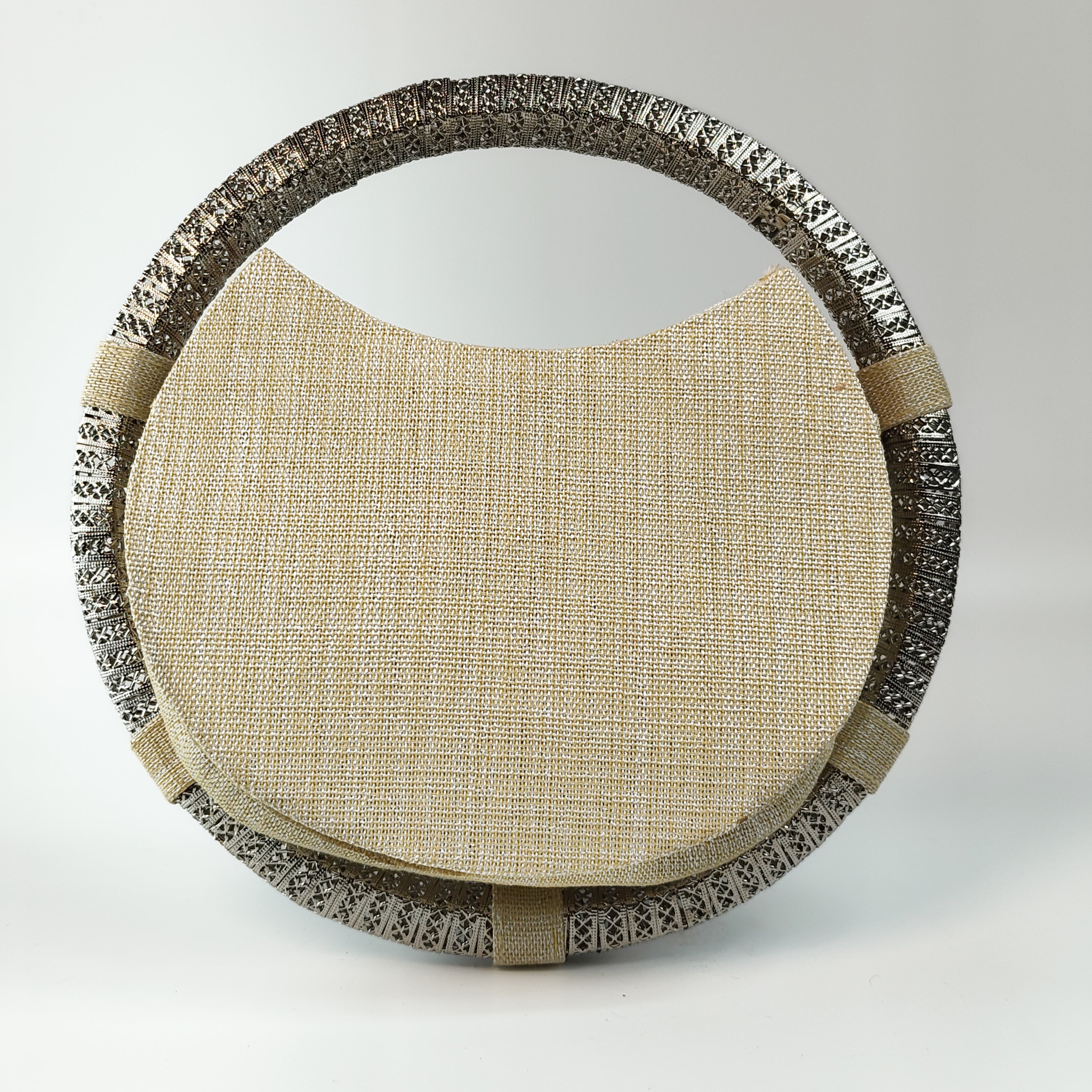The Gilded Frost Round Clutch