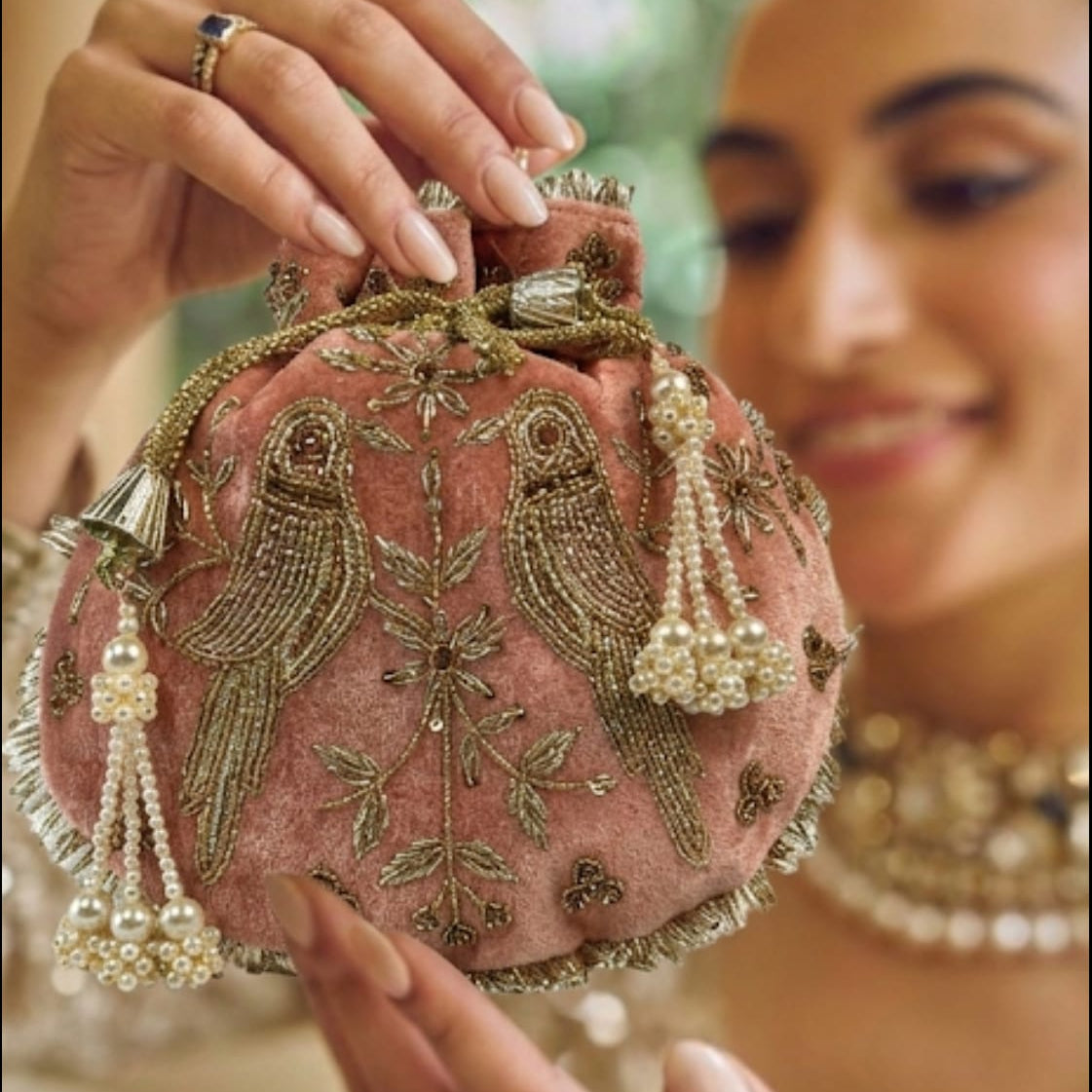 Birdsong Potli Clutch