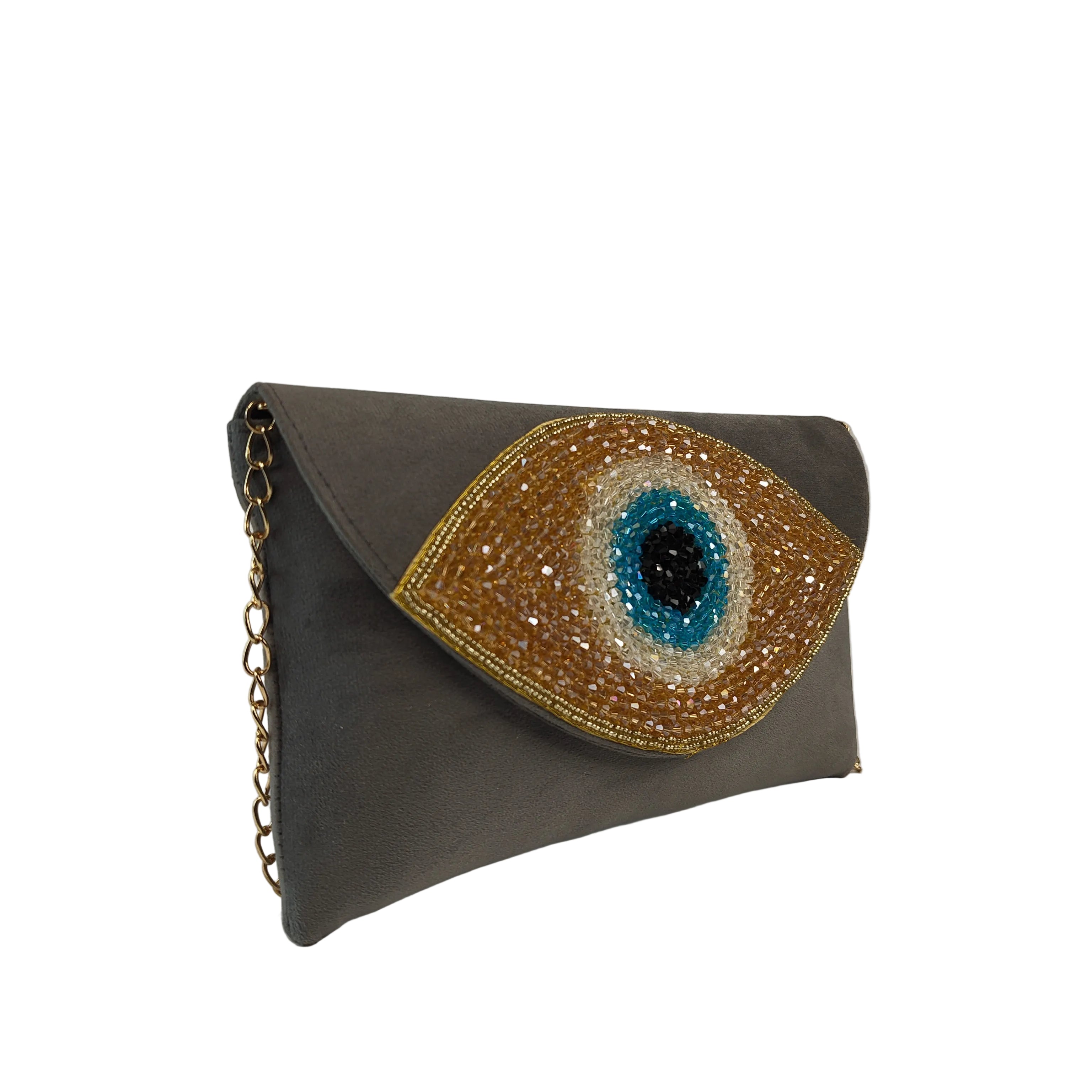 The Sapphire Gaze Designer Clutch