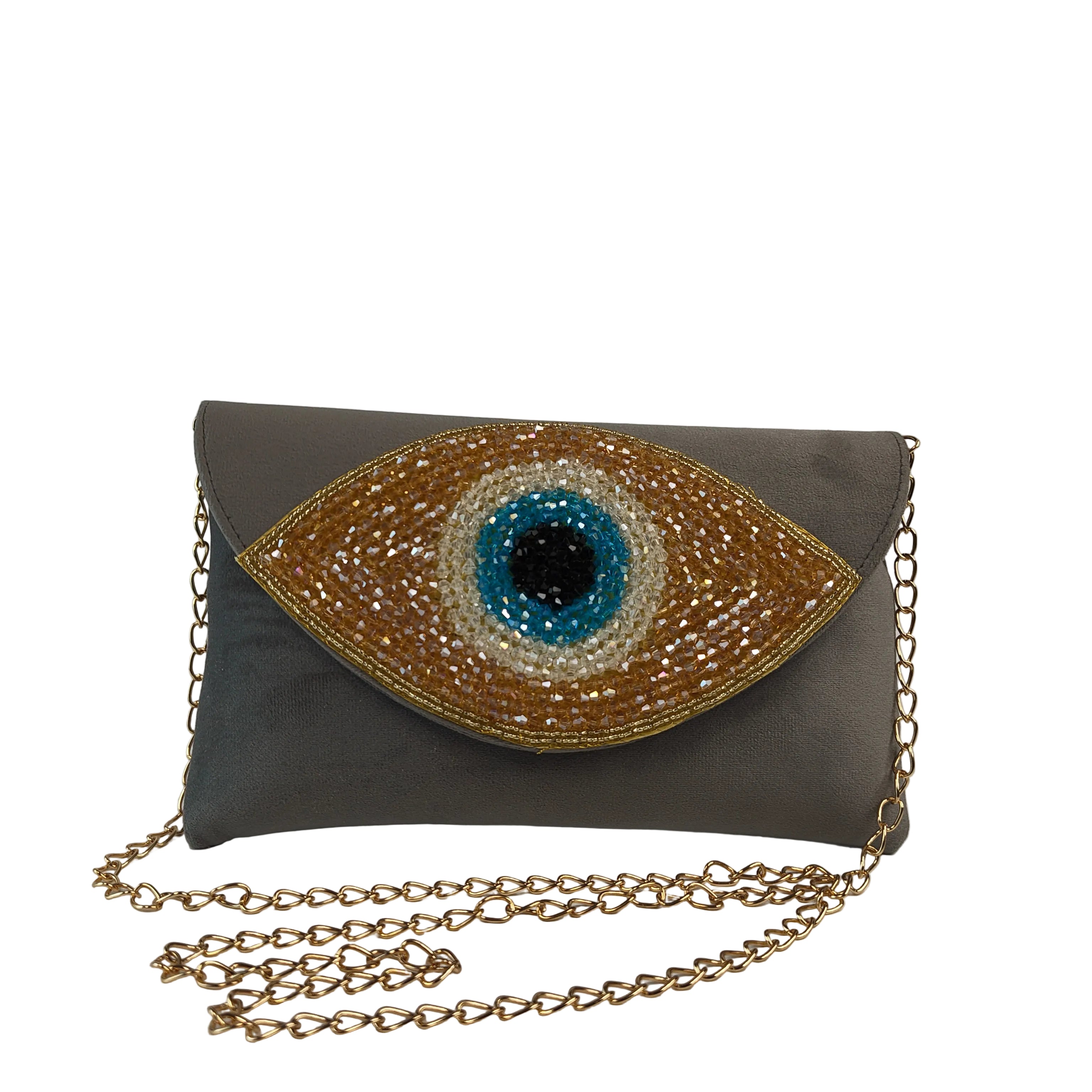 The Sapphire Gaze Designer Clutch