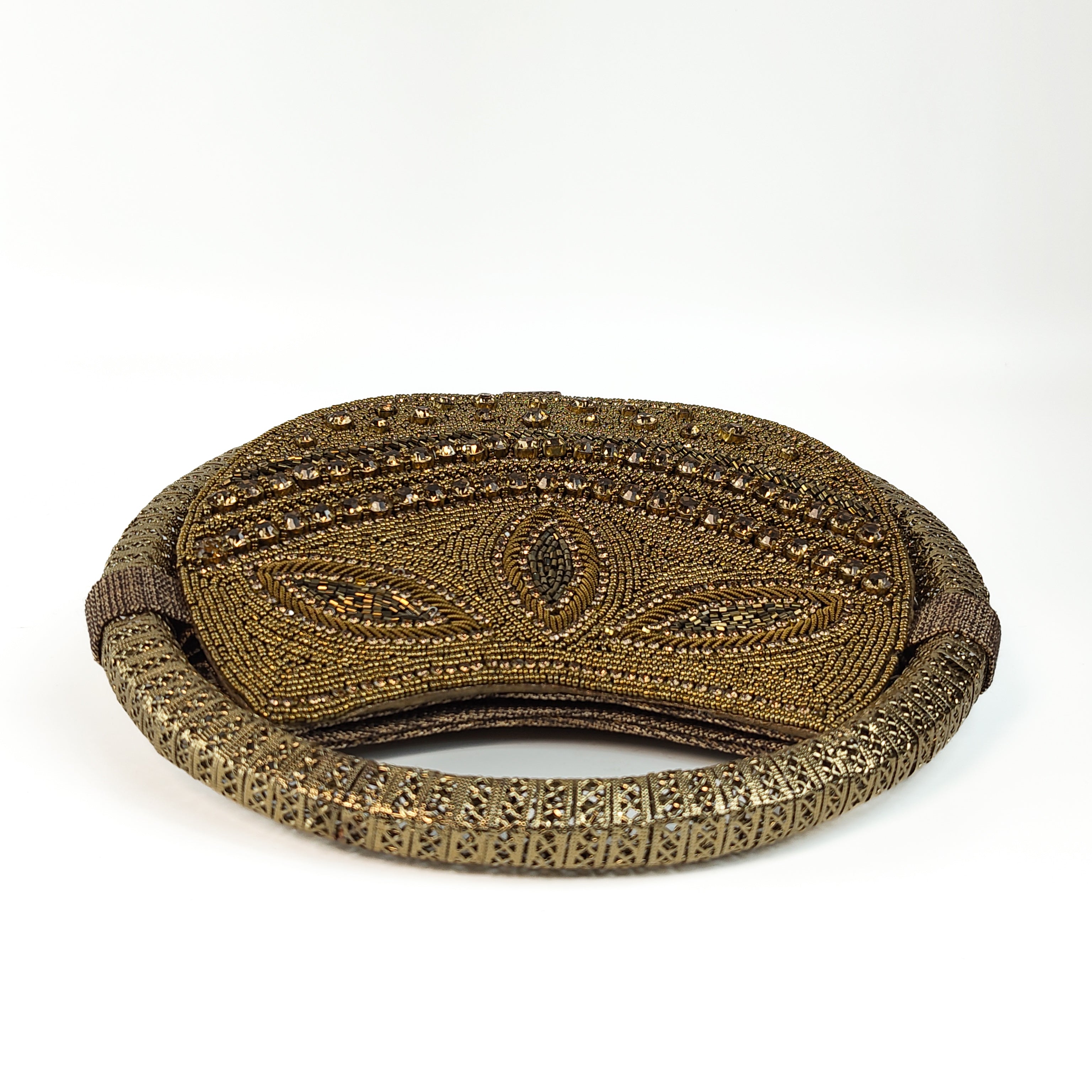 Sun-Drenched Sands Round Clutch