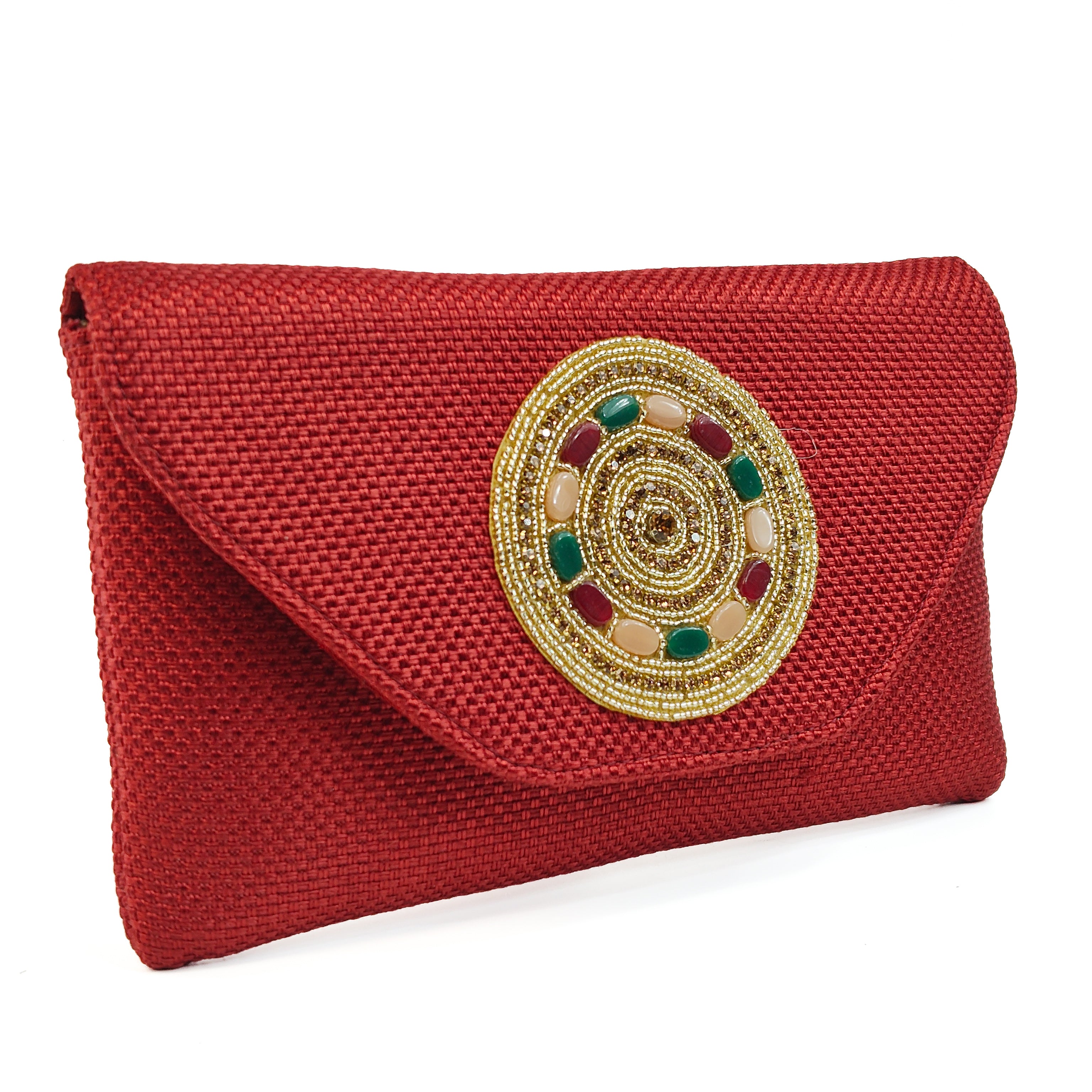 Laal Noor Envelope Clutch