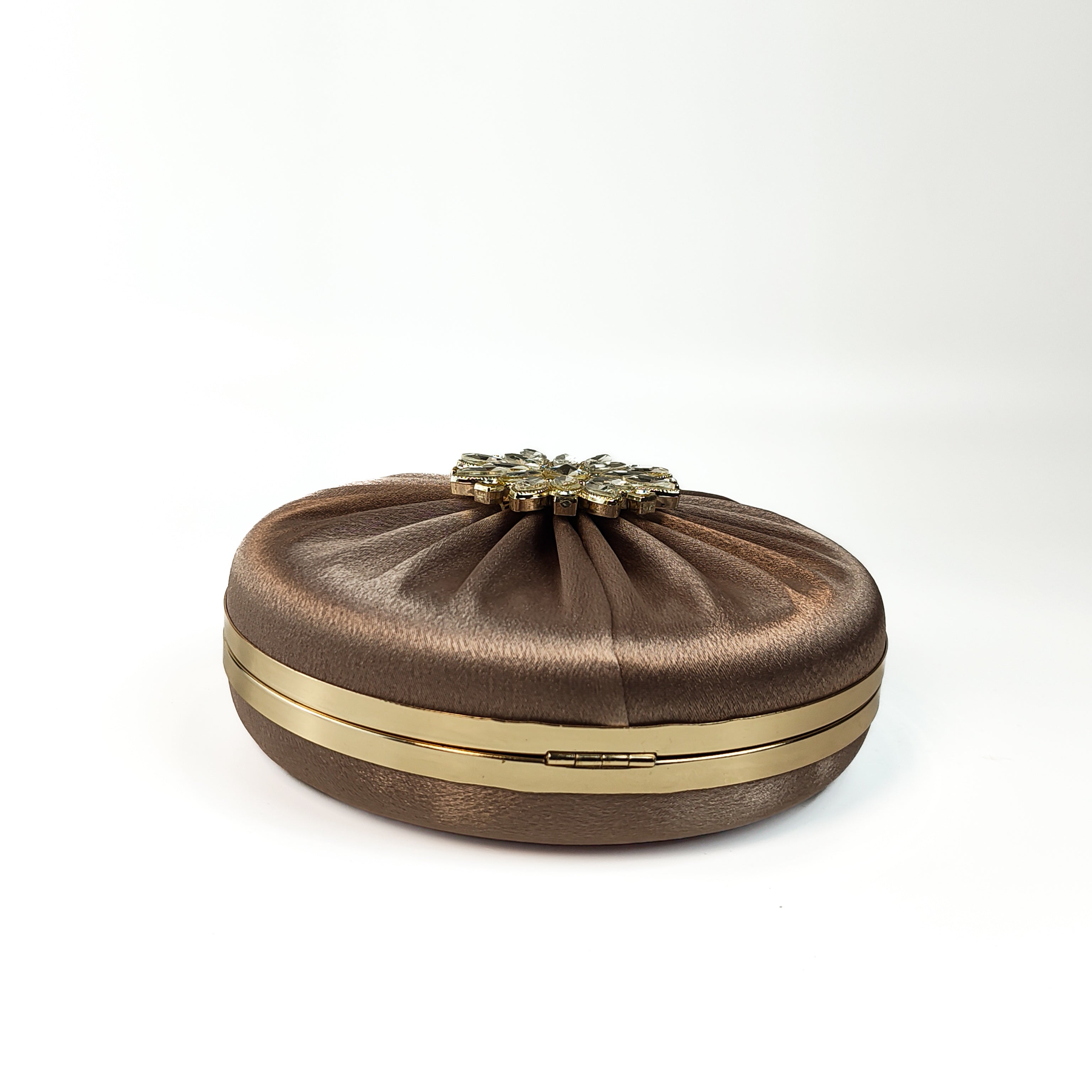 The Bronze Aura Ring Handle Clutch