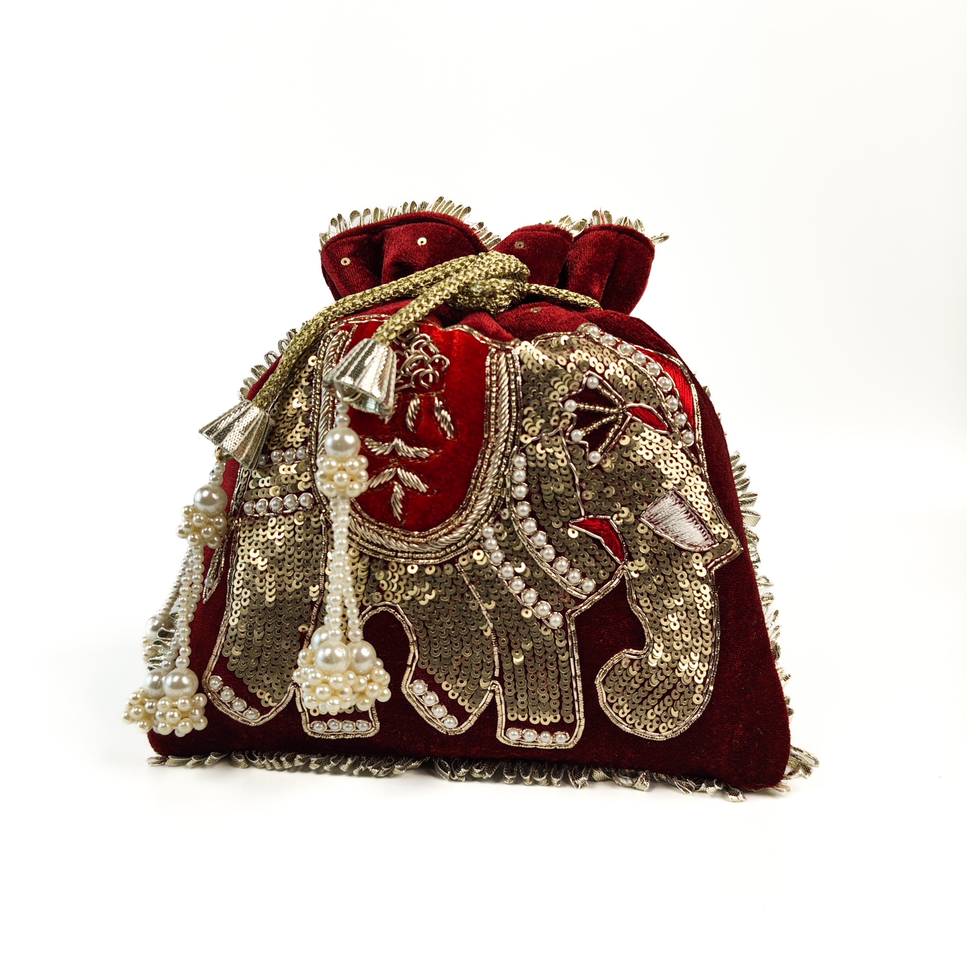 Royal Gajraj Velvet Potli